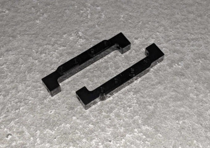 True Scale R/C Black Aluminum Servo Mounts