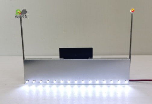 Degree Flat Front Bumper with Pole Lights