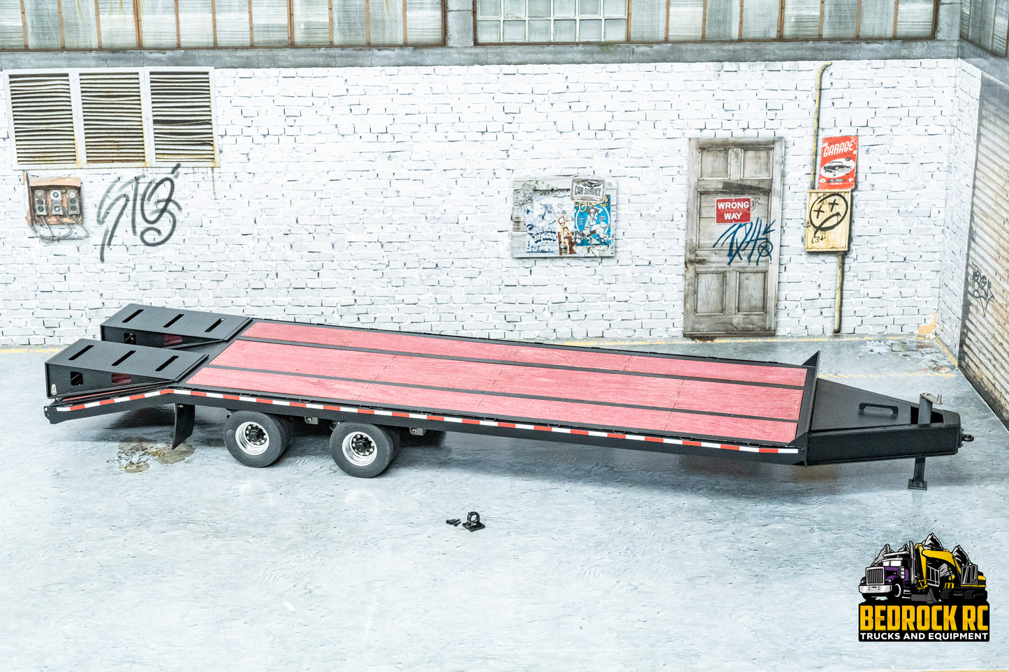 Bedrock RC Pintle Hitch Trailer