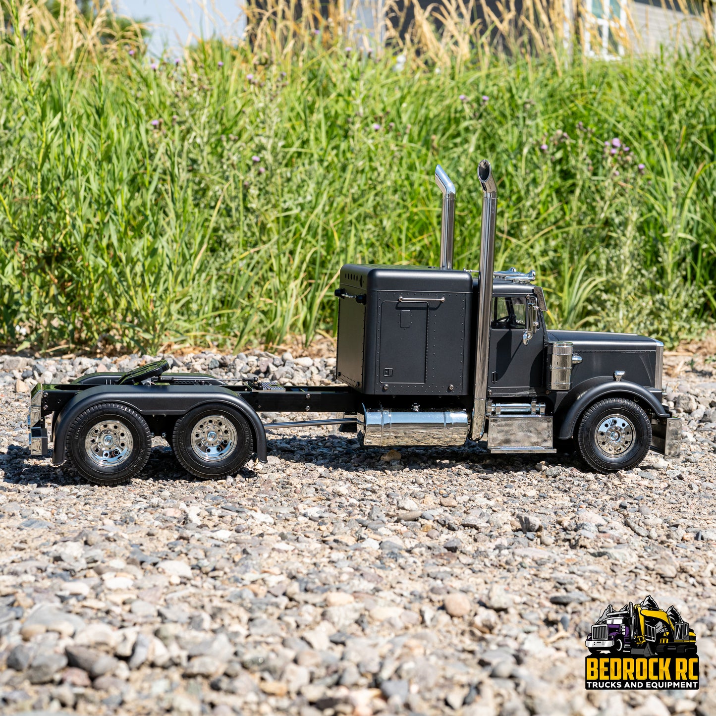 Prebuilt Tamiya Grand Hauler Black Edition, Matte Black