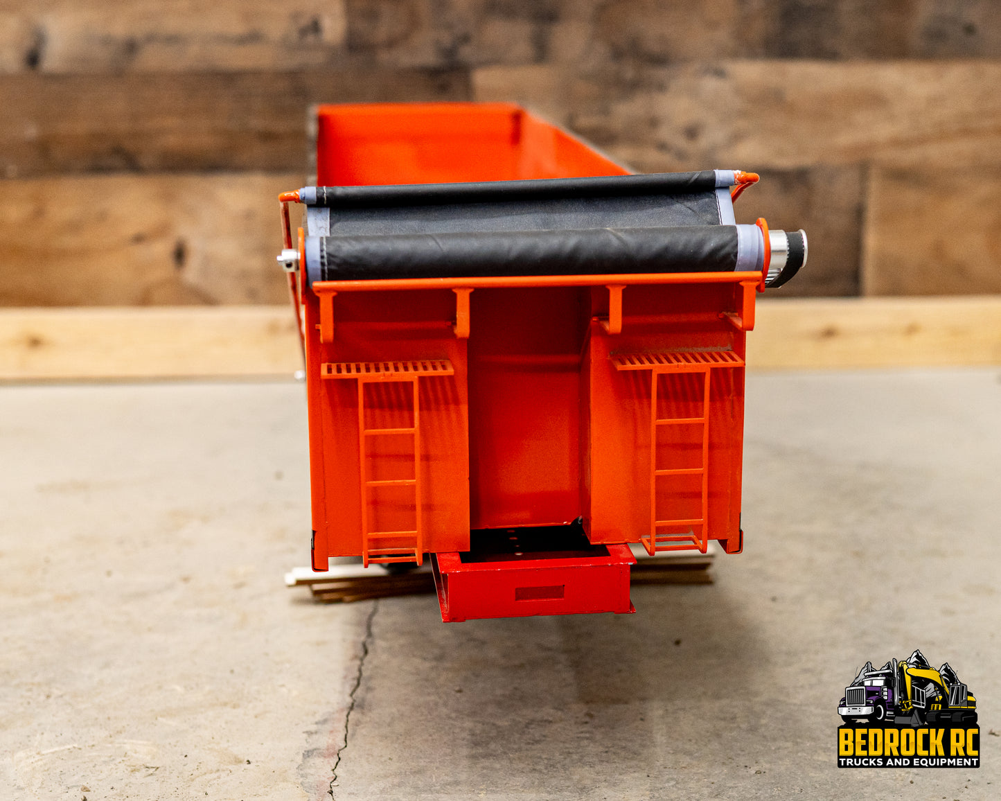 Used Lesu Hydraulic Dump Trailer - Orange