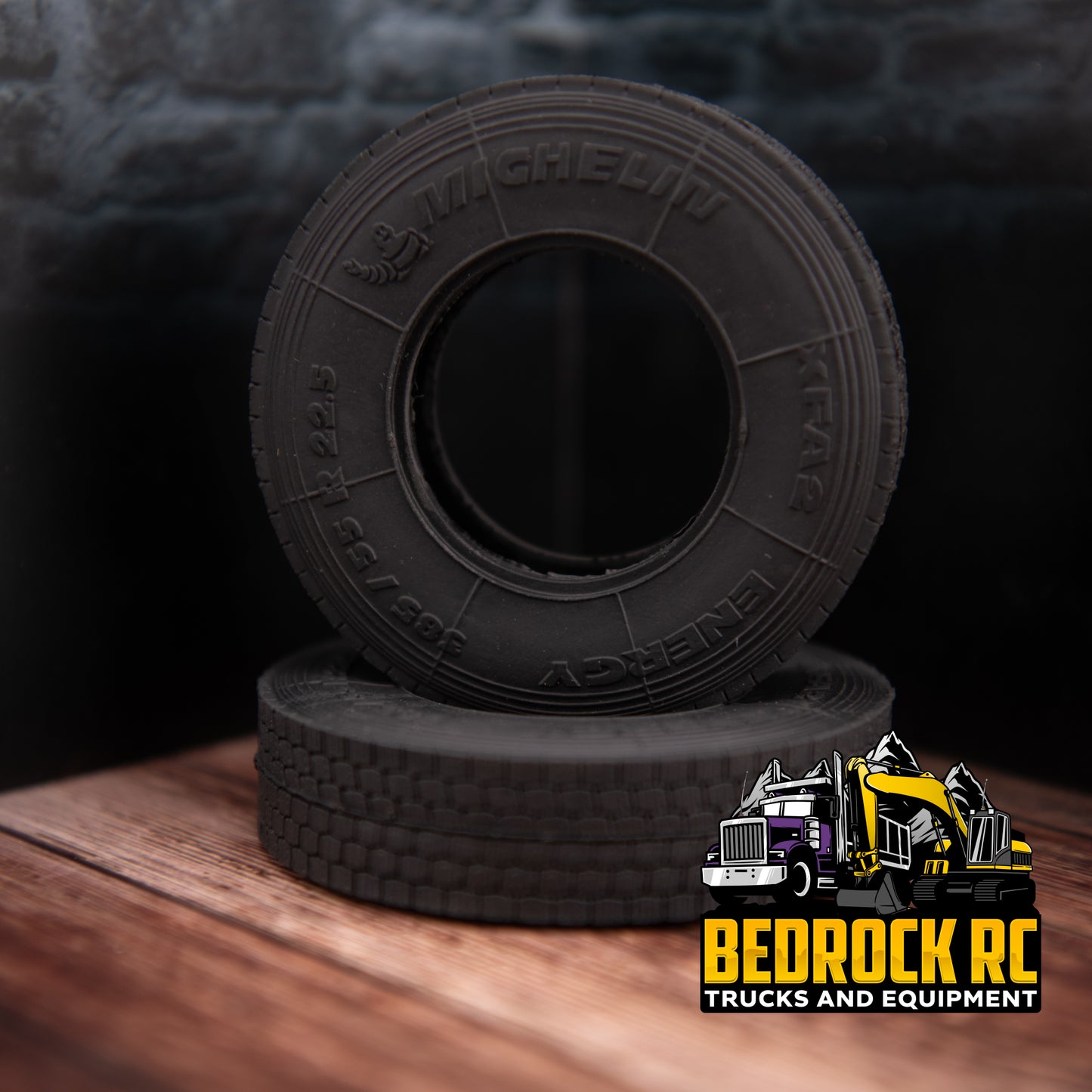 Degree Rubber Tires (pair) for 1/14 scale trucks