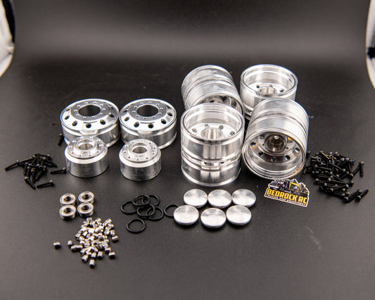 Hydraulic Hobbies Aluminum Rims Standard Front Rims (6x4)