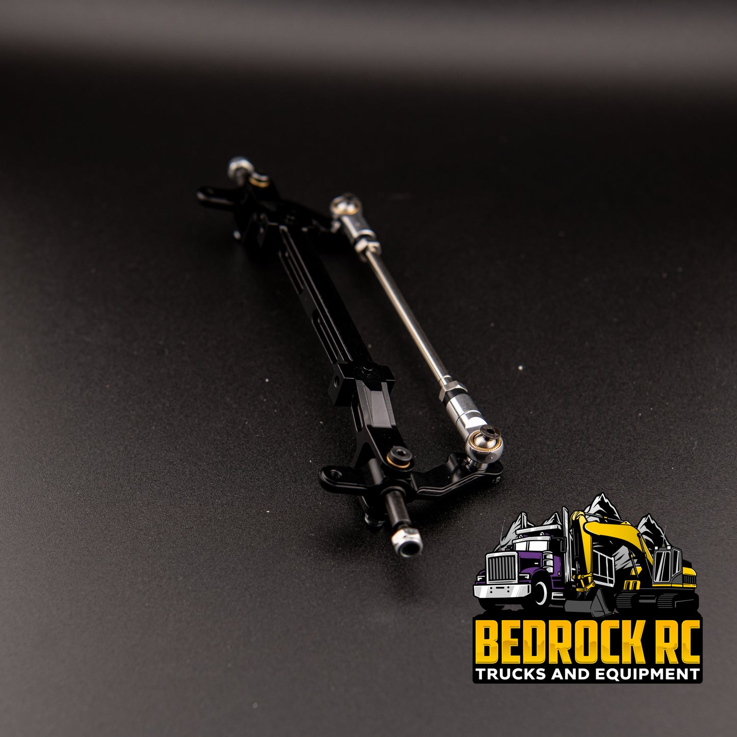 True Scale R/C Aluminum Front Semi Axle Black