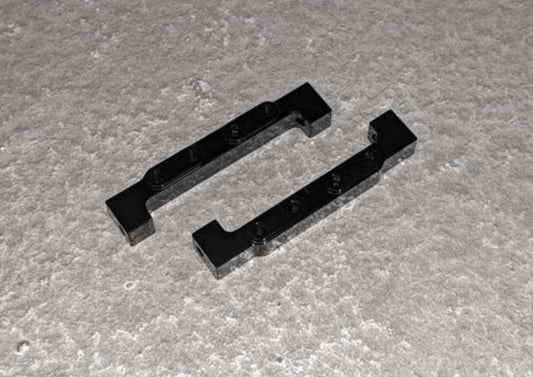 True Scale R/C Black Aluminum Servo Mounts