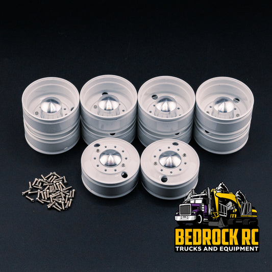 True Scale Classic 2 Hole Wheels White