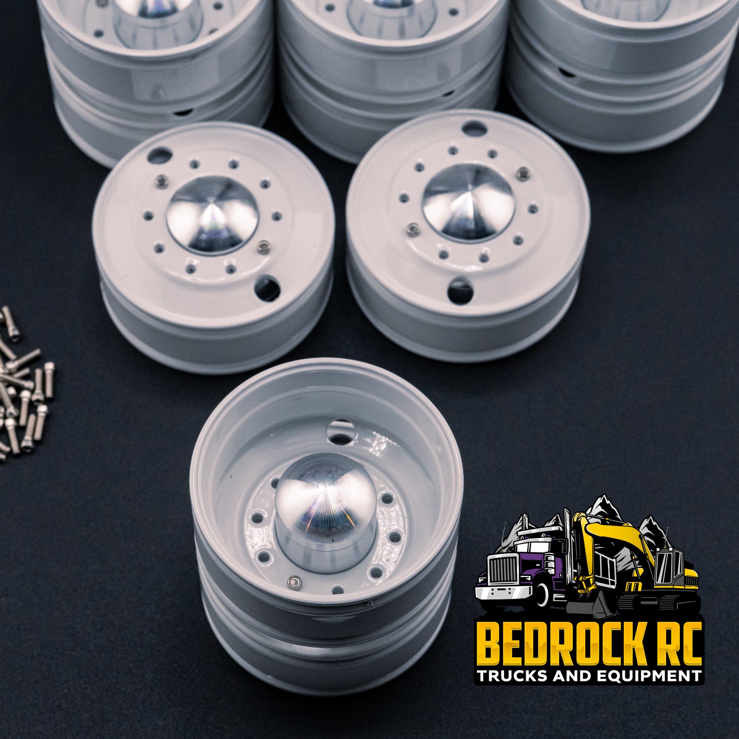 True Scale Classic 2 Hole Wheels White