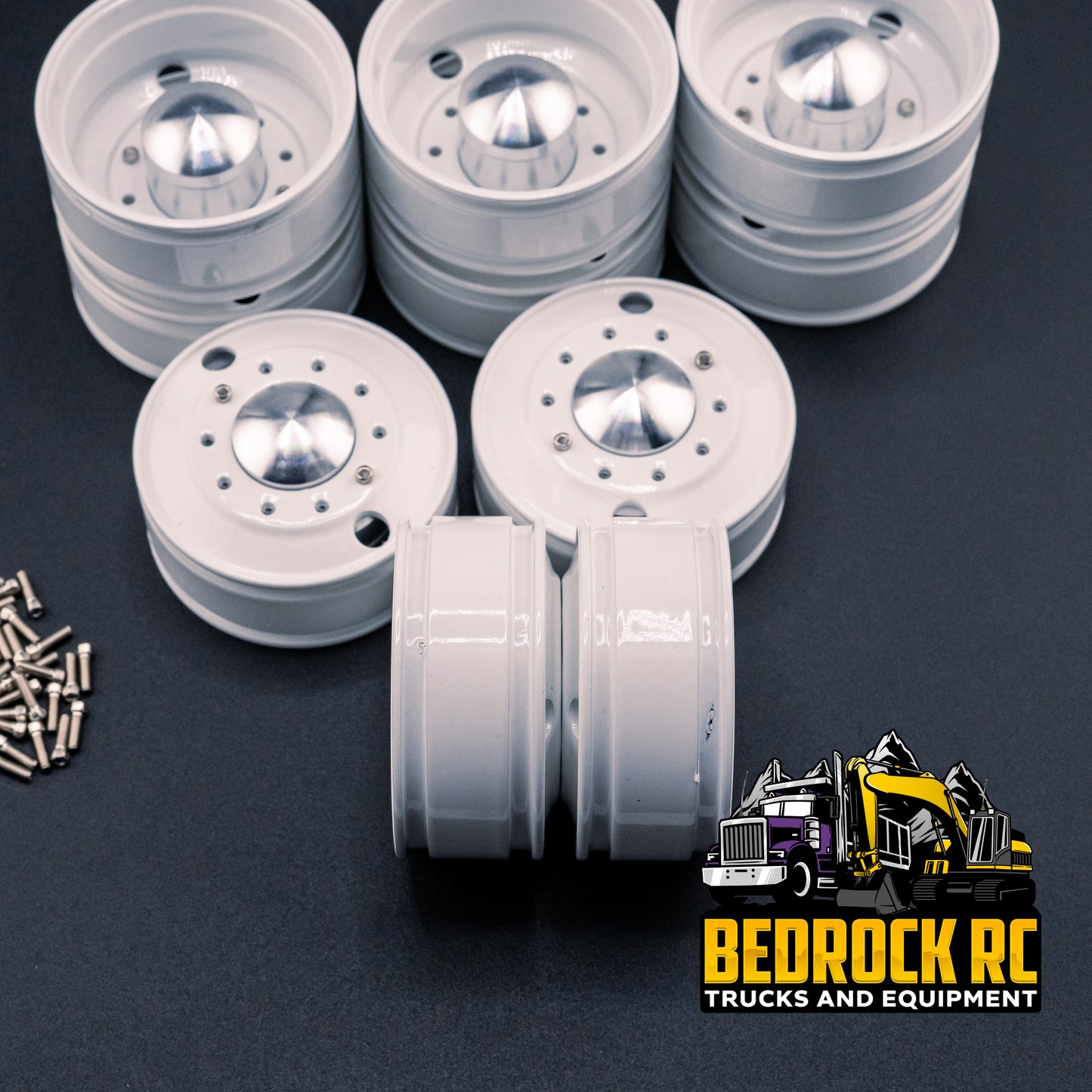 True Scale Classic 2 Hole Wheels White
