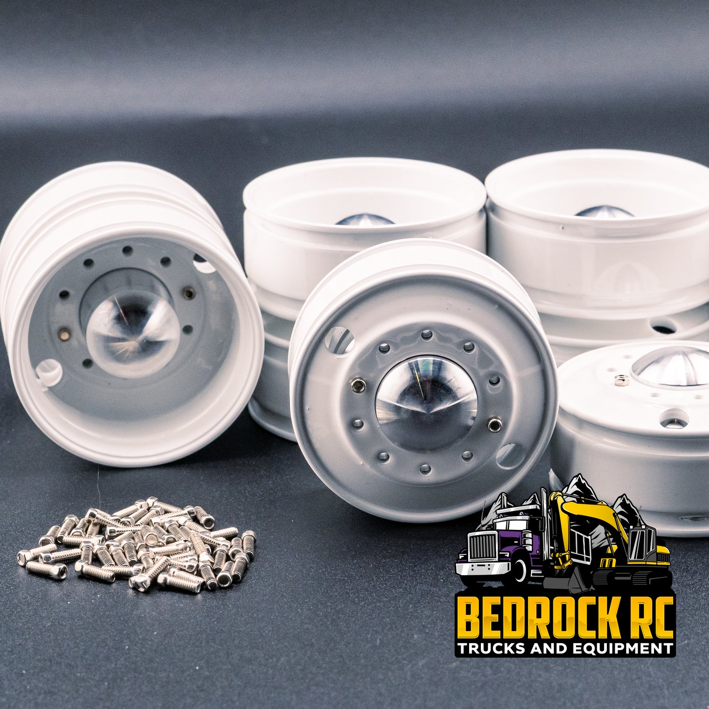 True Scale Classic 2 Hole Wheels White