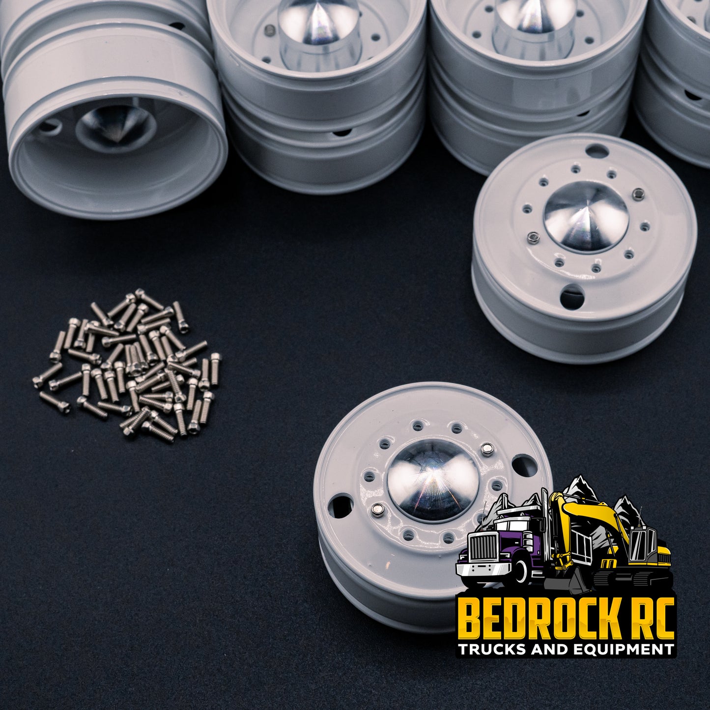 True Scale Classic 2 Hole Wheels White