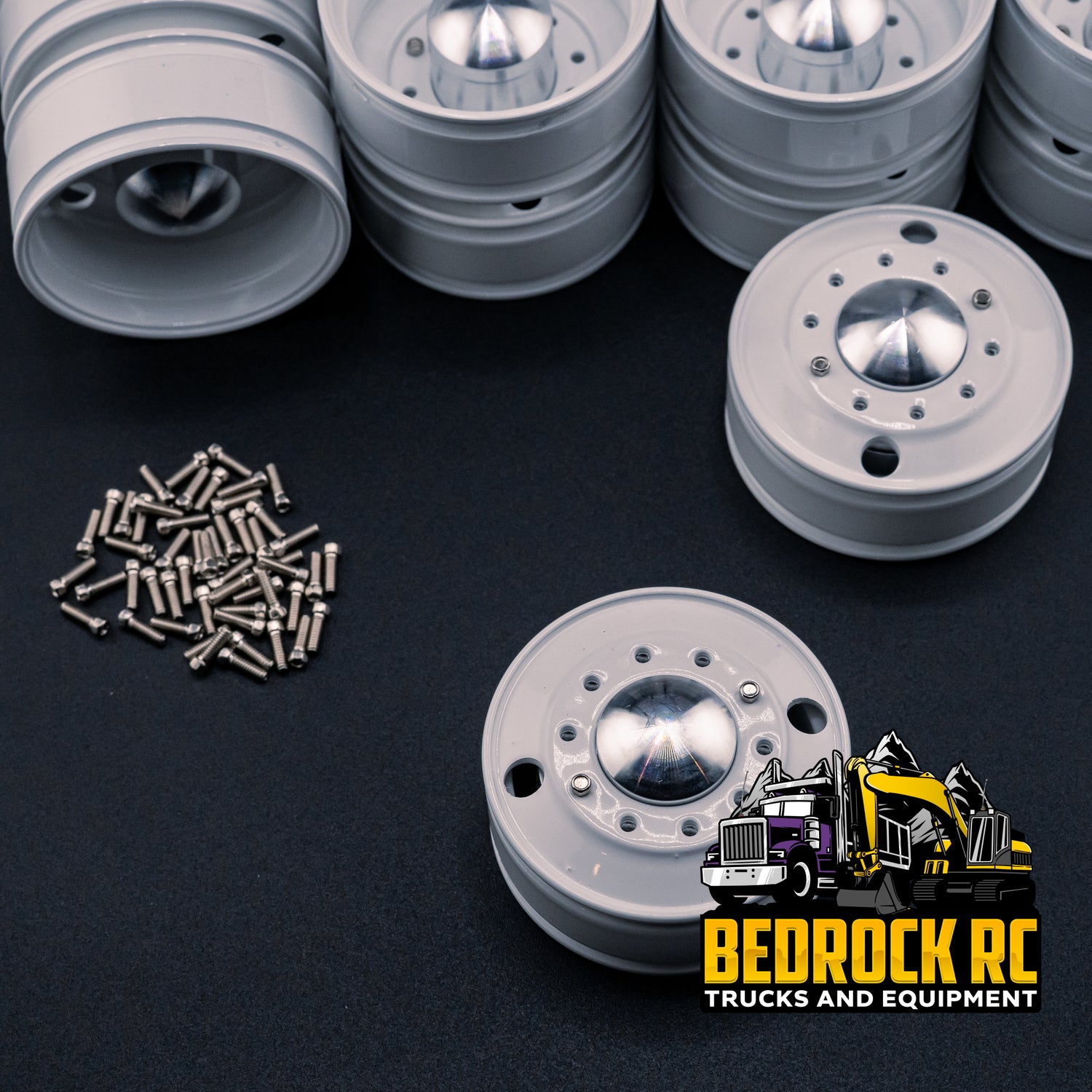 True Scale Classic 2 Hole Wheels White