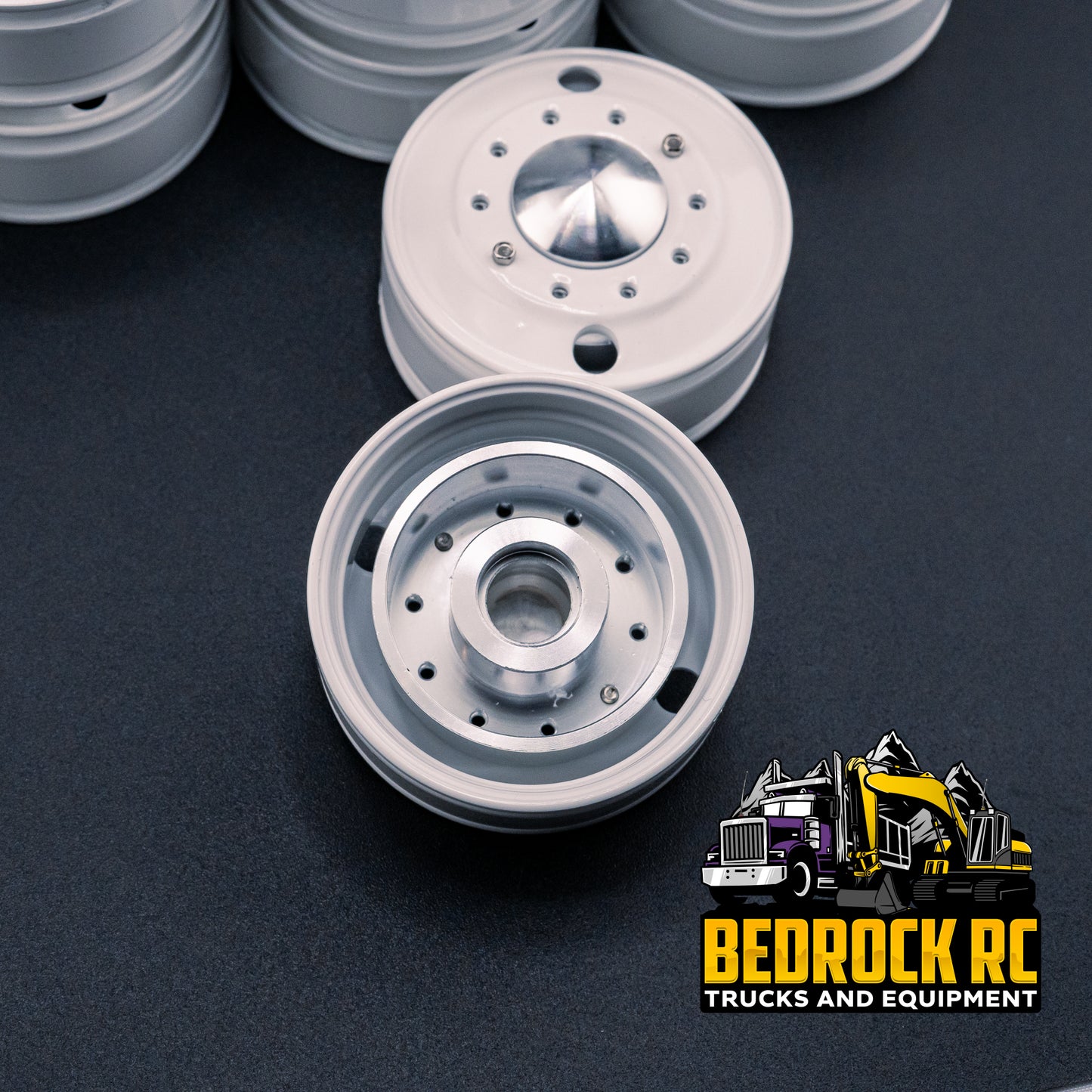True Scale Classic 2 Hole Wheels White