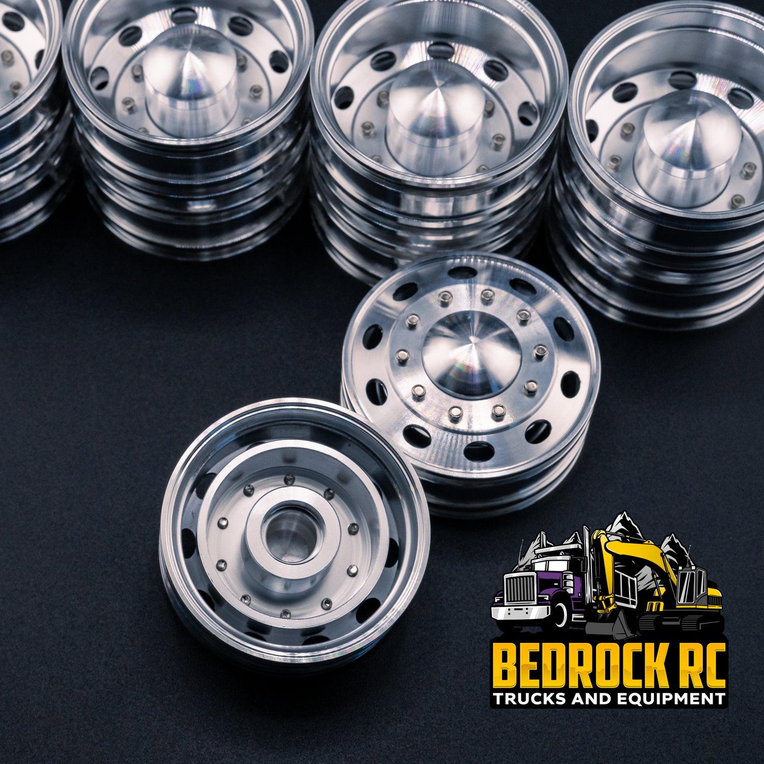 True Scale Classic Oval 6x4 Wheel Set