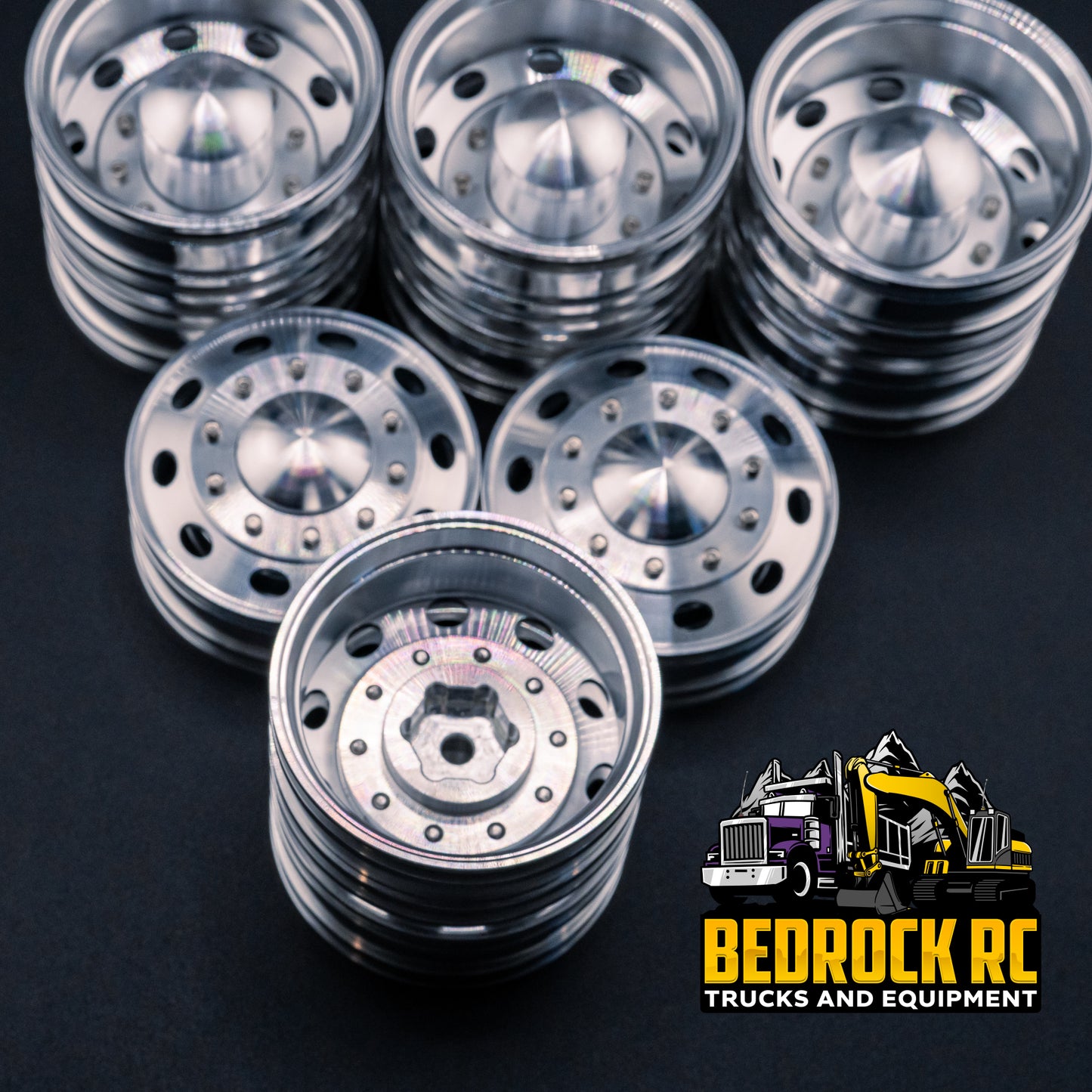 True Scale Classic Oval 6x4 Wheel Set