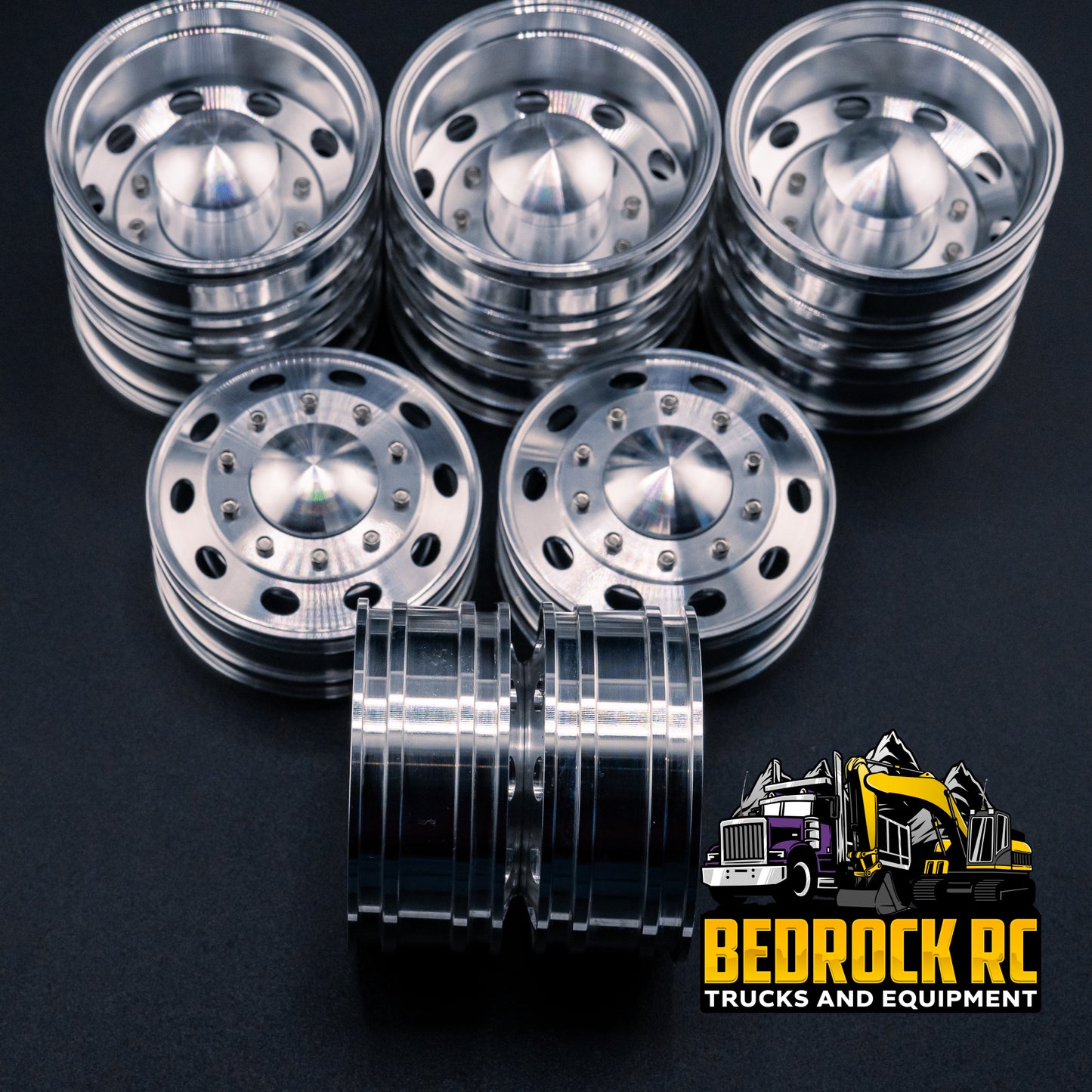 True Scale Classic Oval 6x4 Wheel Set
