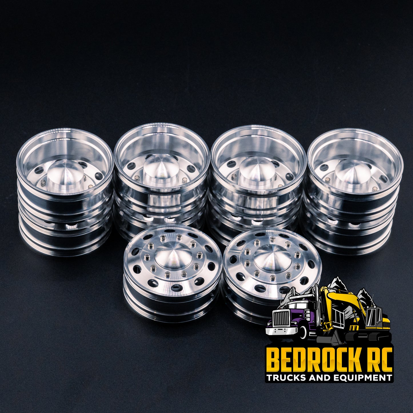 True Scale Classic Oval 6x4 Wheel Set