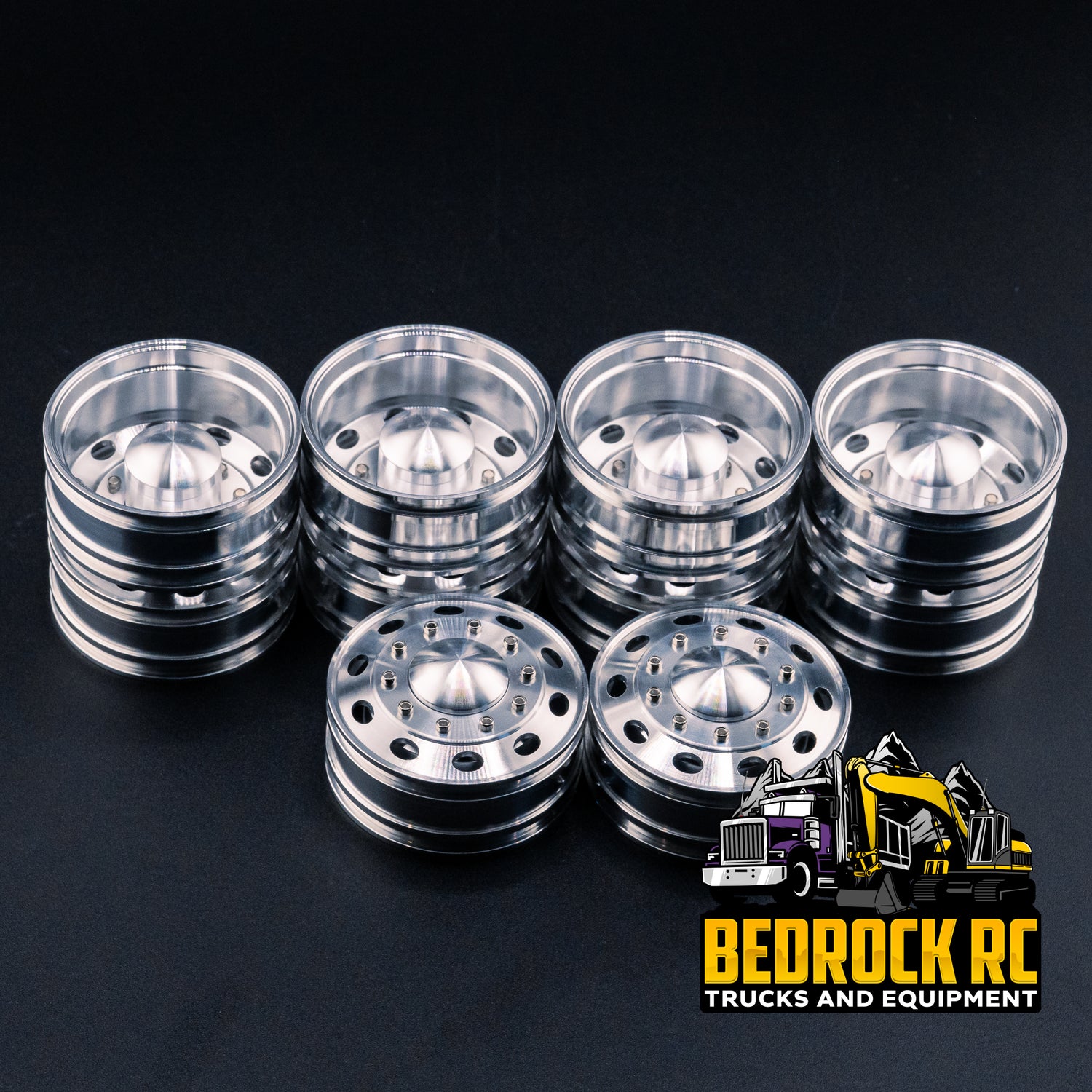 True Scale Classic Oval 6x4 Wheel Set