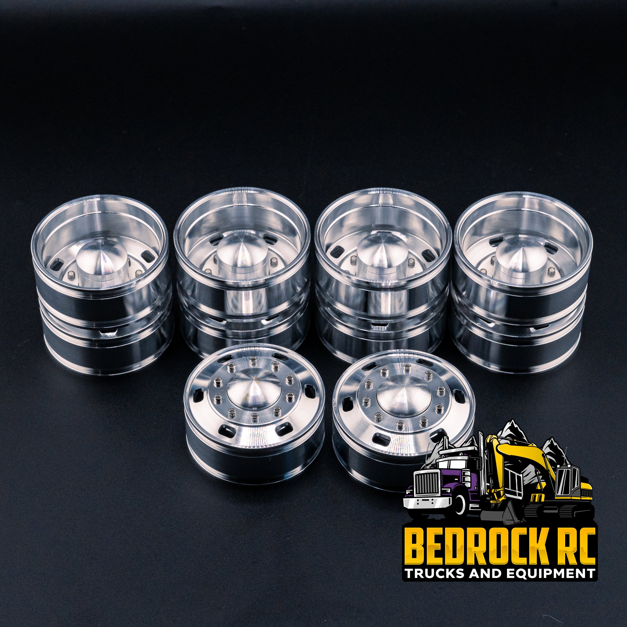 True Scale 6x4 Slot Standard Wheel Set – Bedrock RC