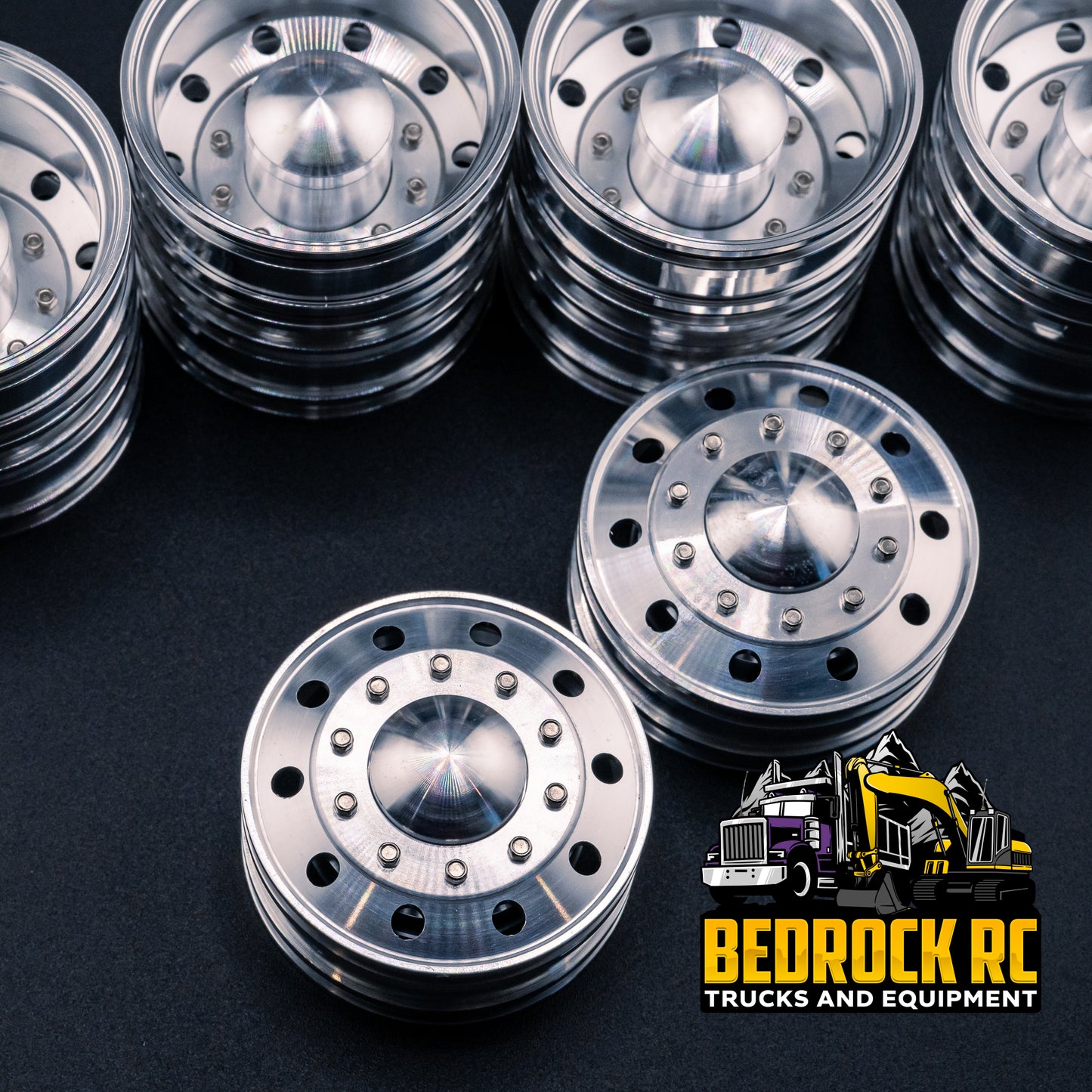 True Scale Traditional Round 6x4 Wheel Set