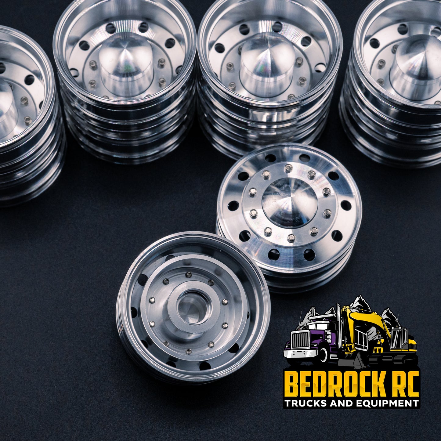 True Scale Traditional Round 6x4 Wheel Set