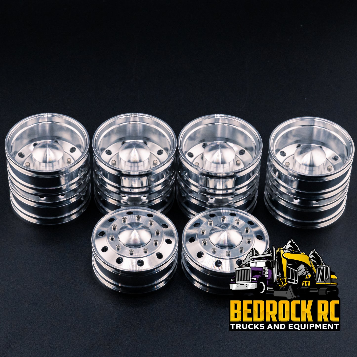 True Scale Traditional Round 6x4 Wheel Set