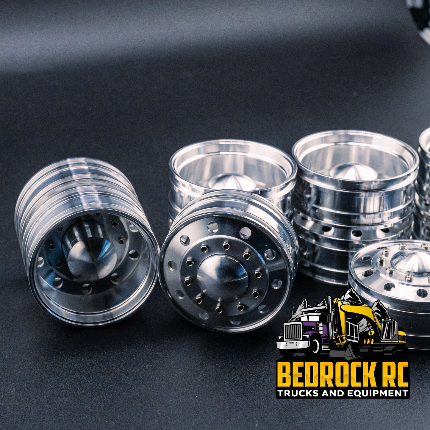 True Scale Traditional Round 6x4 Wheel Set