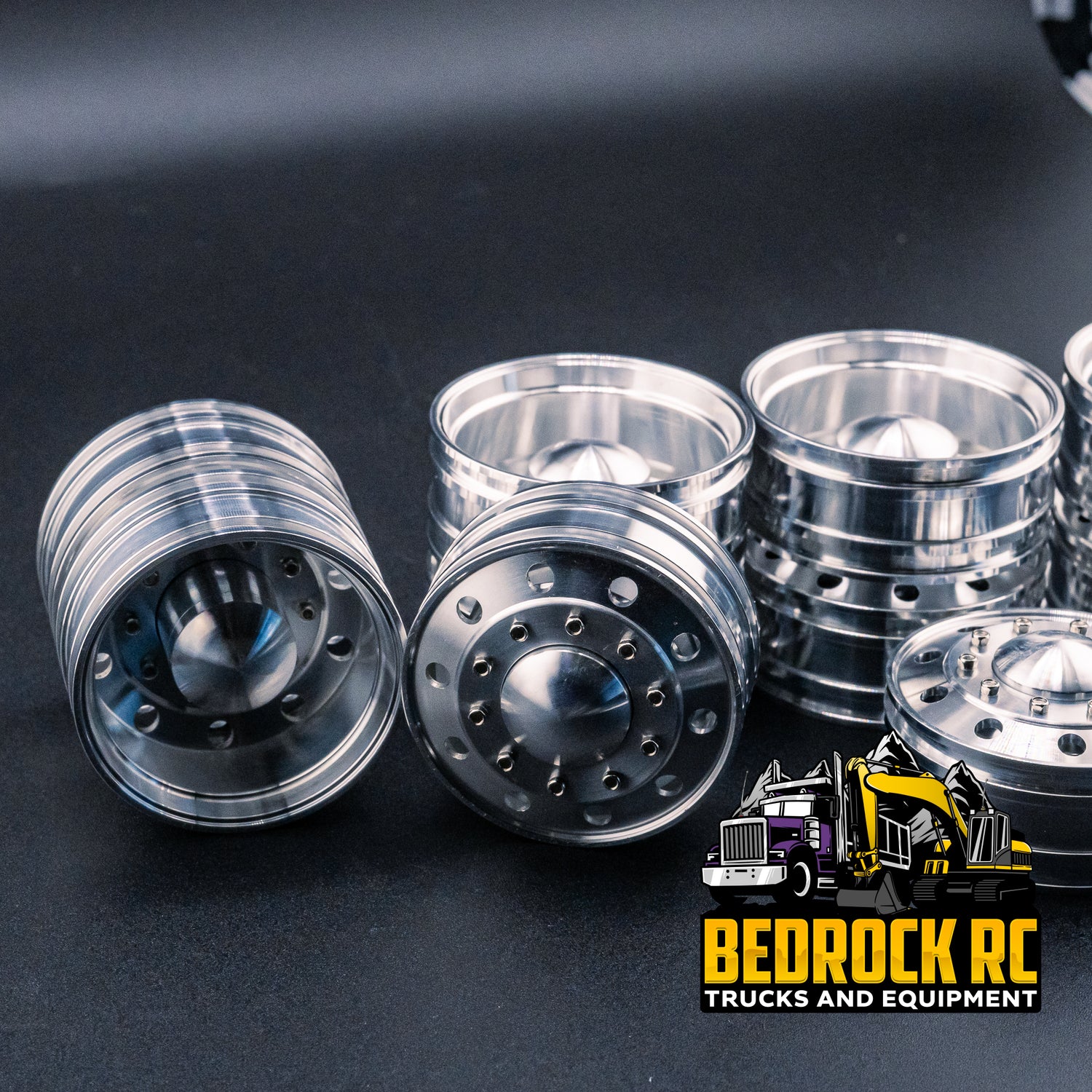 True Scale Traditional Round 6x4 Wheel Set