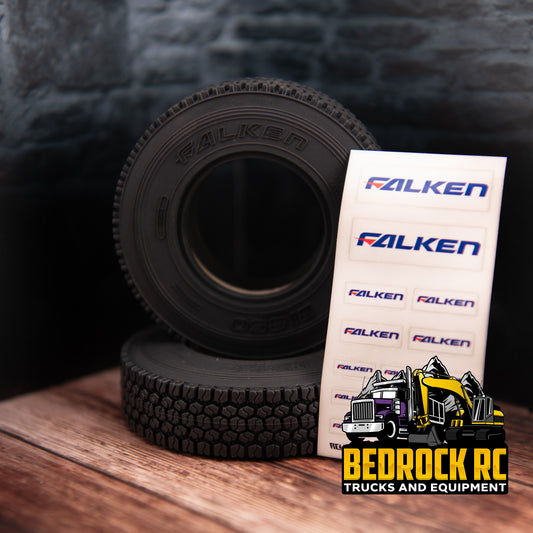 RC4WD Falken 1.7" BI850 1/14 Semi Truck Tires