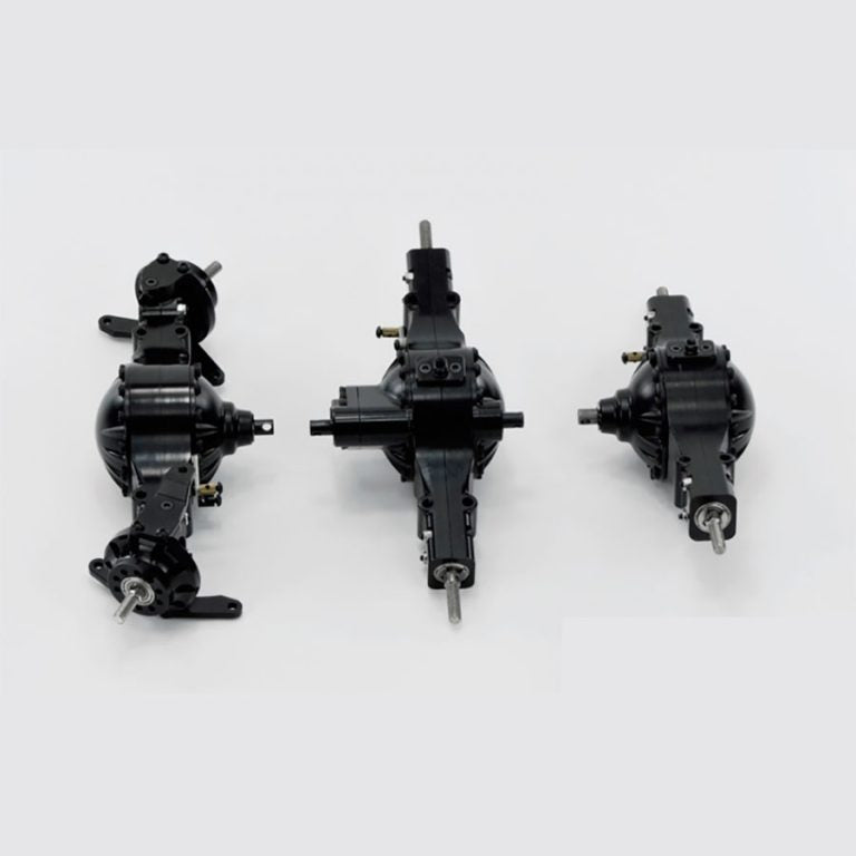1/14 6x6 Axle Set with Differential Lock (3 pcs)